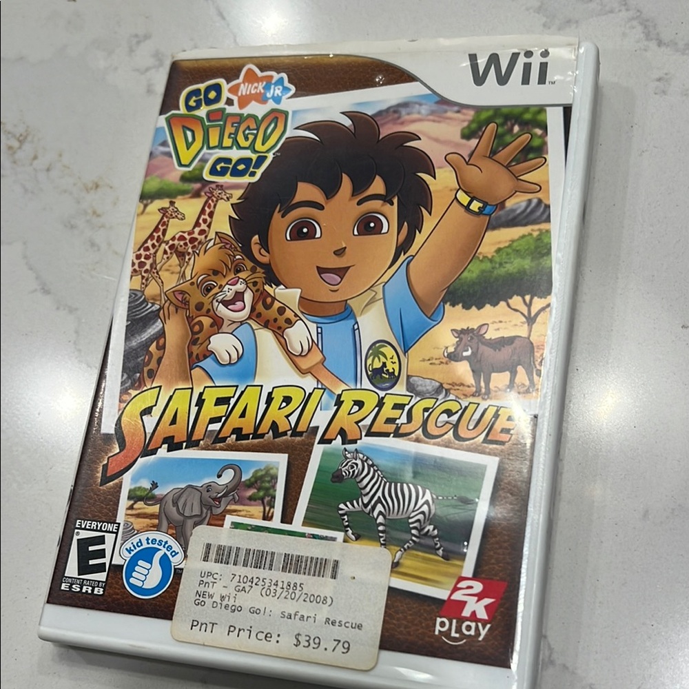 Nintendo Wii - Go Diego Go! Safari Rescue (Brown Cover)